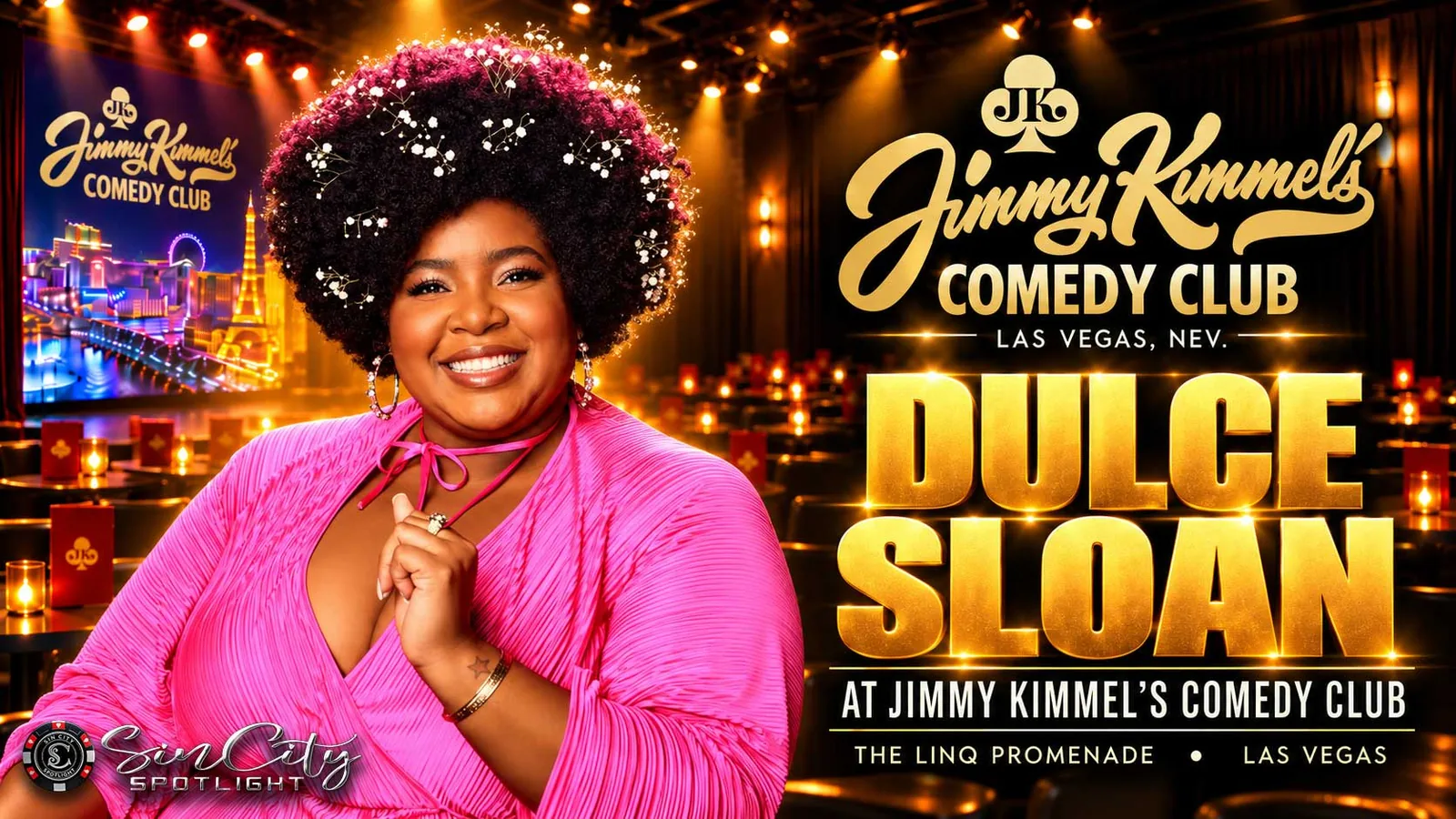 Dulce Sloan At Jimmy Kimmel's Comedy Club