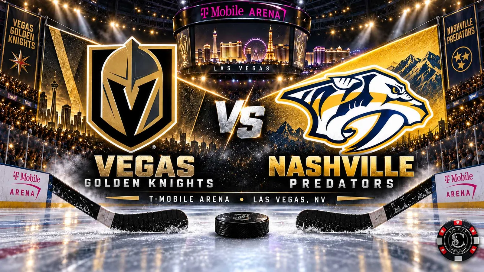 Nashville Predators at Vegas Golden Knights