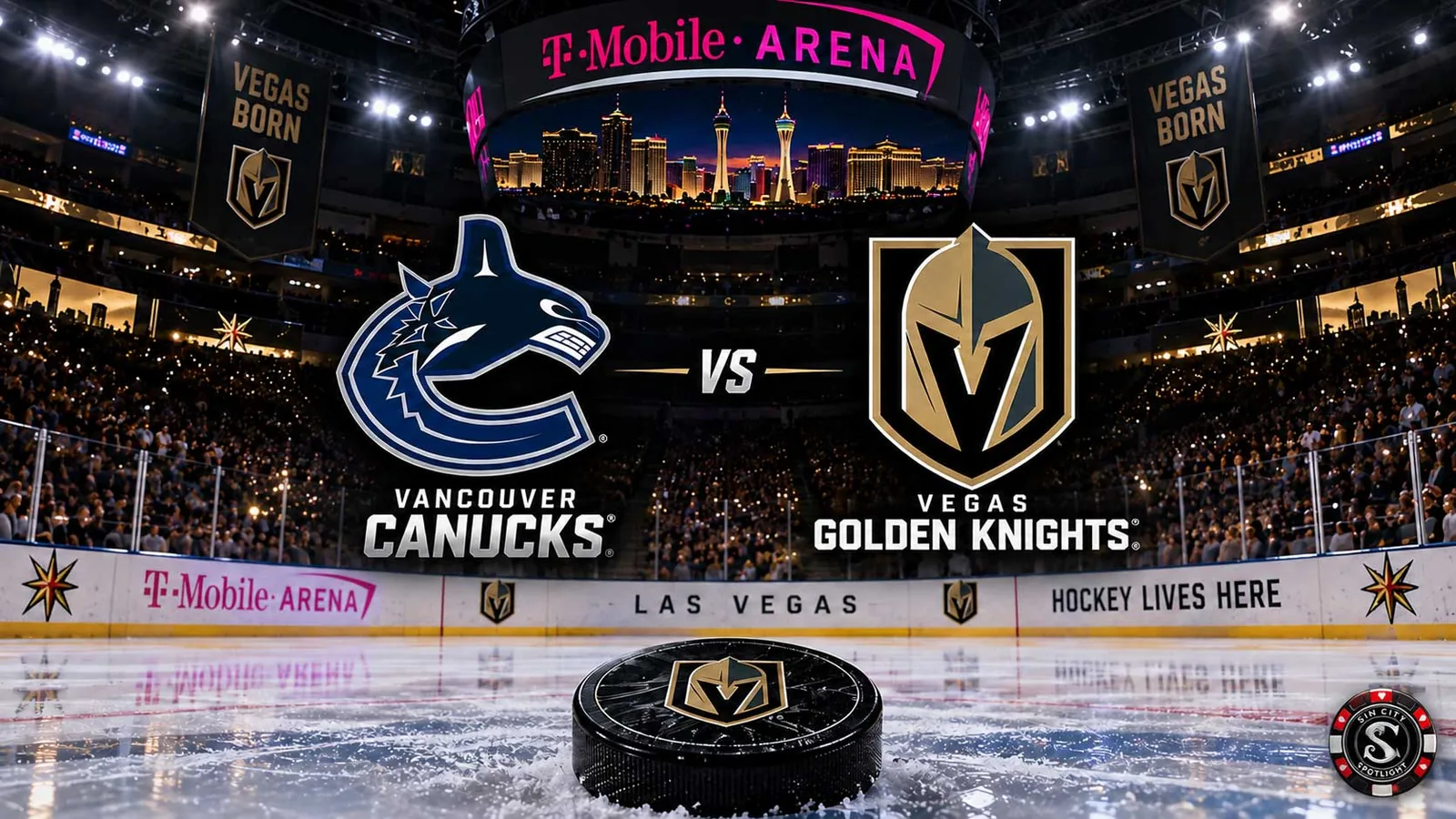 Vancouver Canucks at Vegas Golden Knights