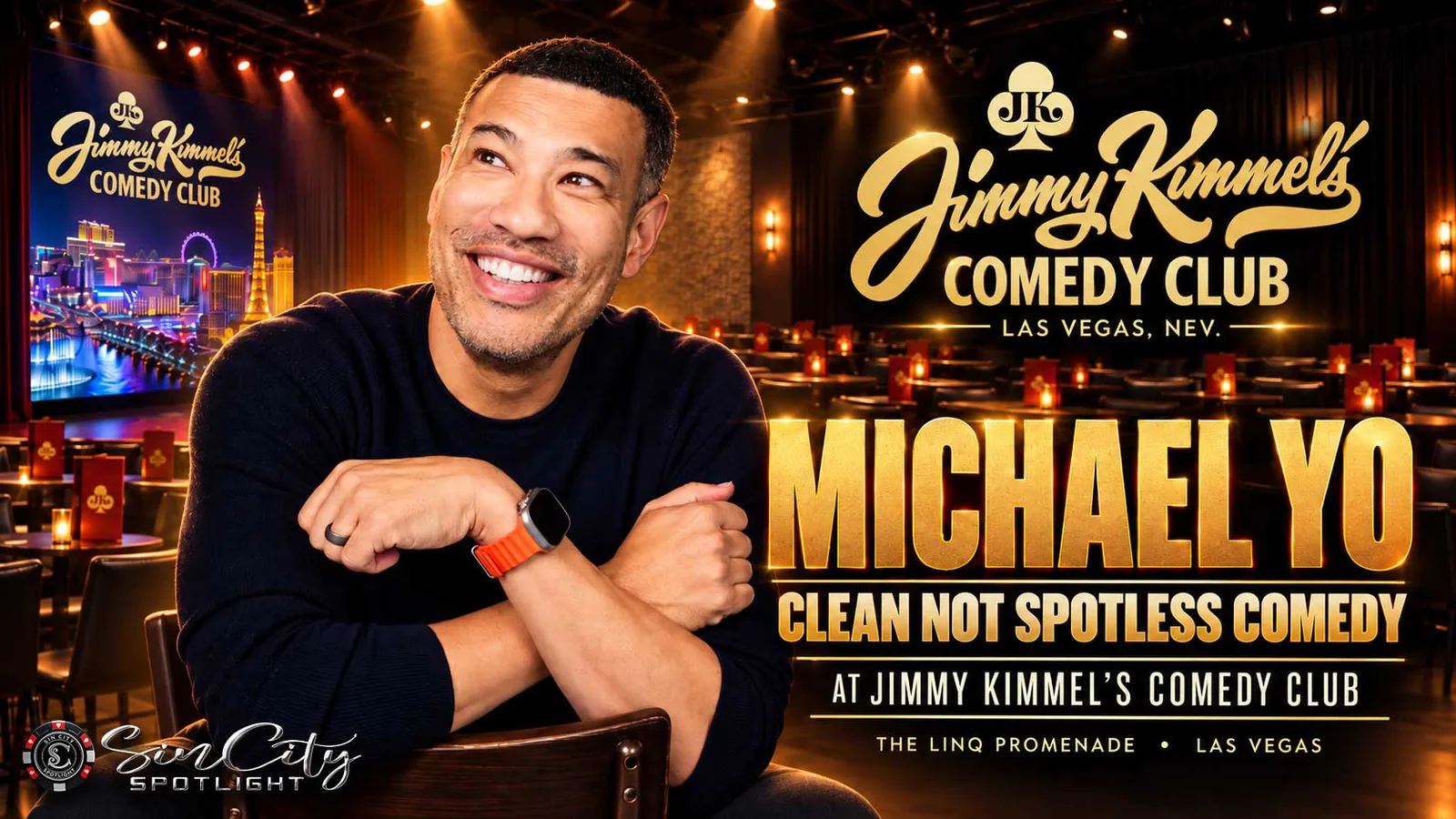 Michael Yo Clean Not Spotless Comedy at Jimmy Kimmel's Comedy Club