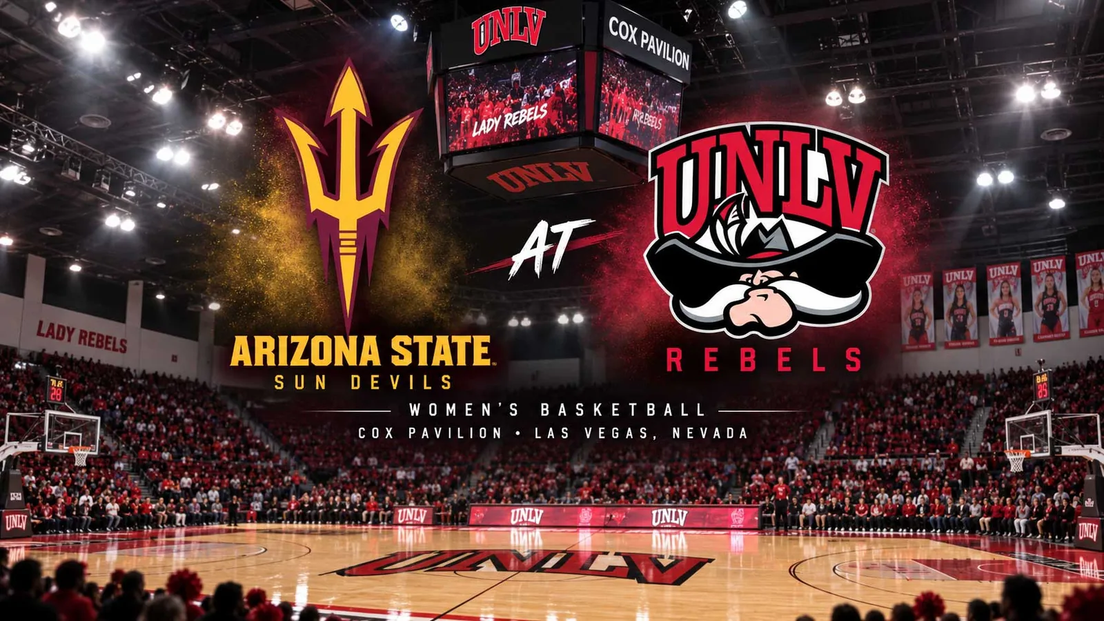 Arizona State Sun Devils at UNLV Rebels Womens Basketball