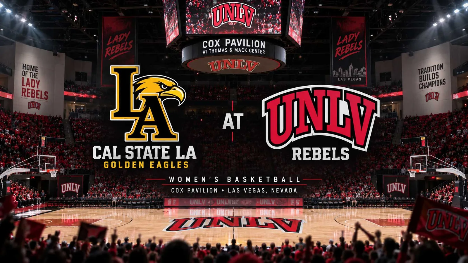 Cal State-Los Angeles Golden Eagles at UNLV Rebels Womens Basketball