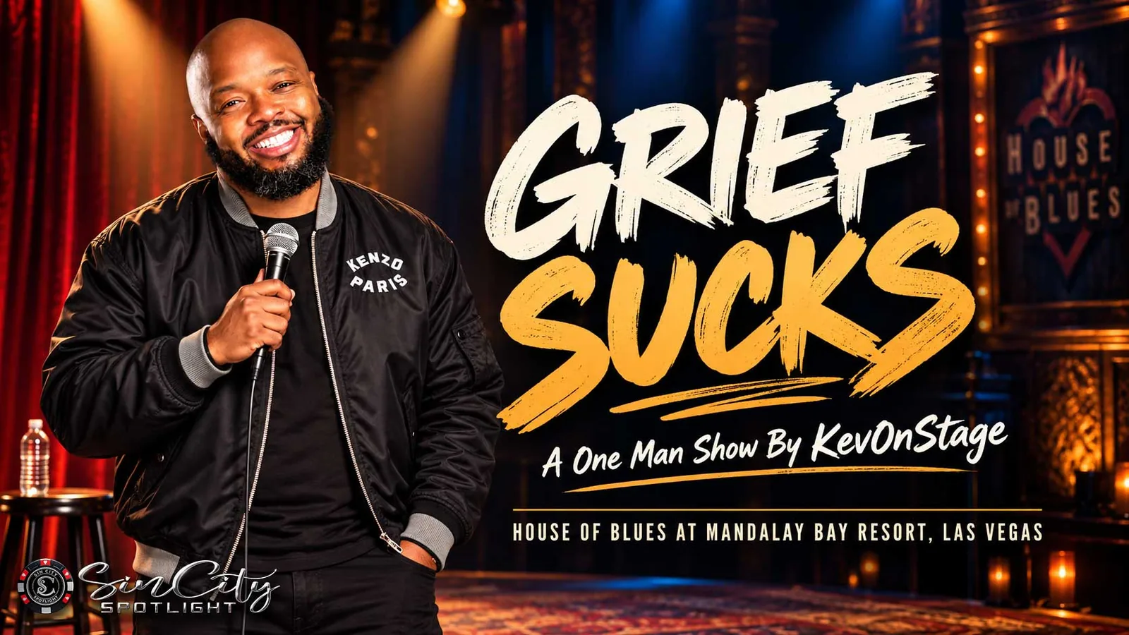 Grief Sucks: A One Man Show By KevOnStage