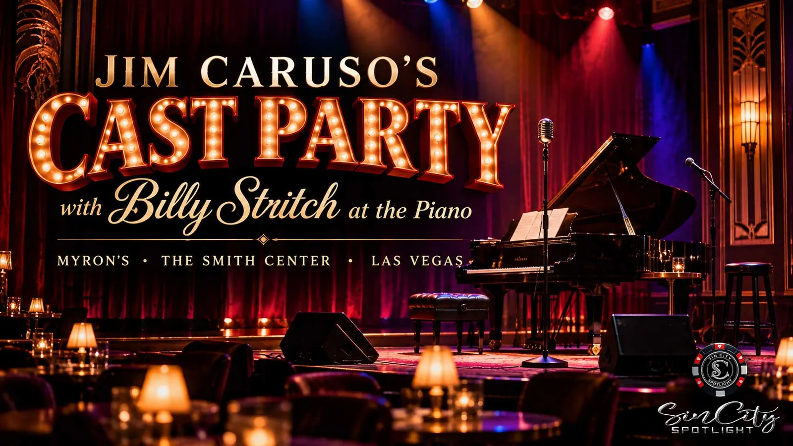 "Jim Carusos Cast Party" with Billy Stritch at the Piano