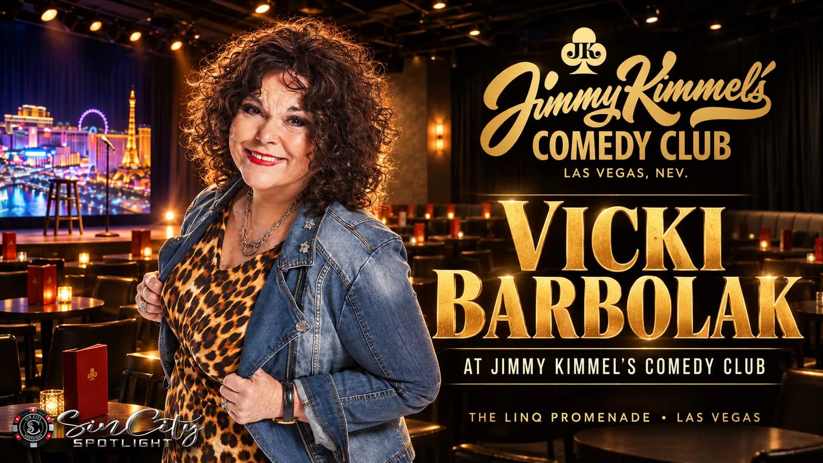 Vicki Barbolak At Jimmy Kimmel's Comedy Club