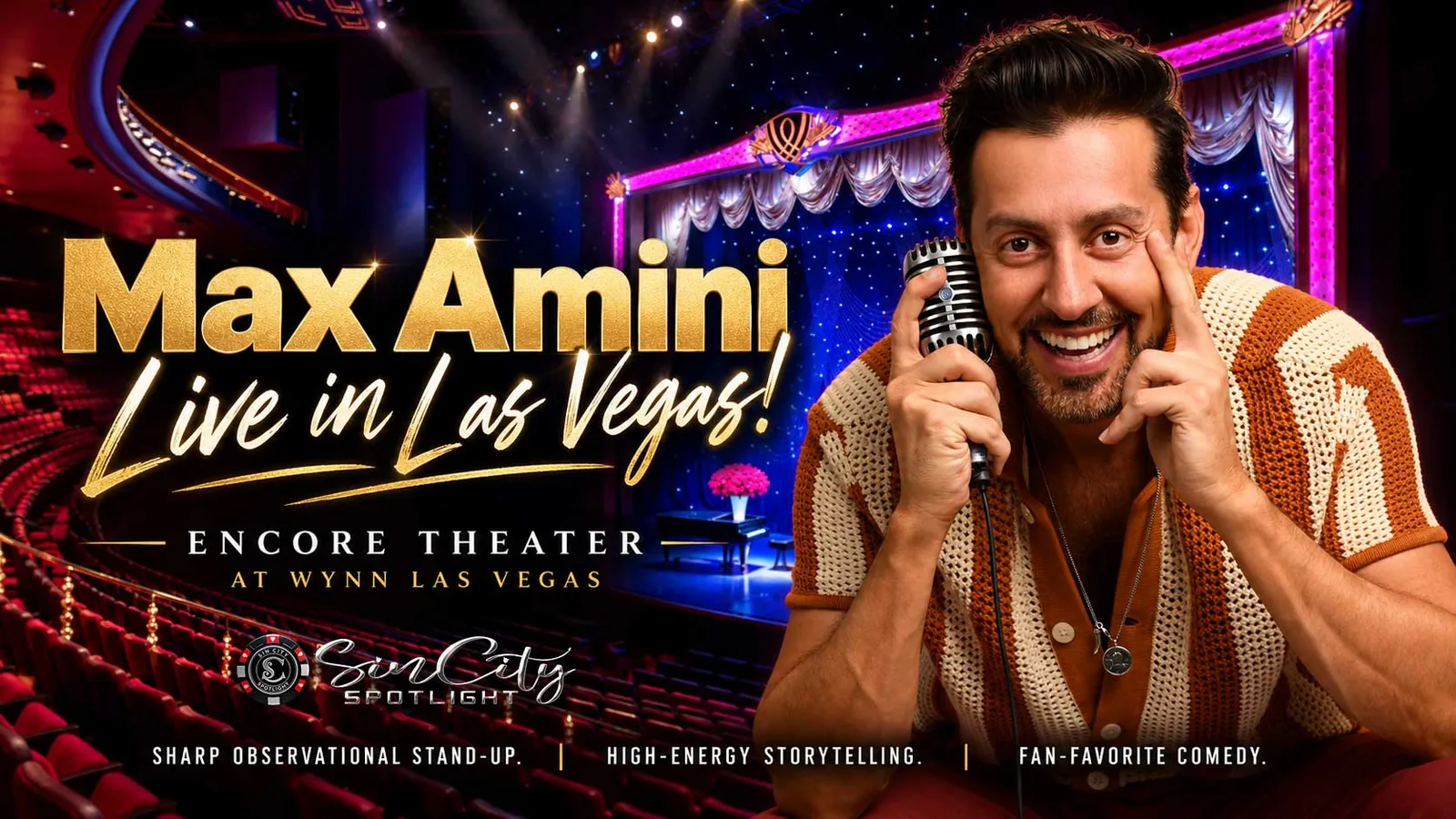 Max Amini Live in Las Vegas!