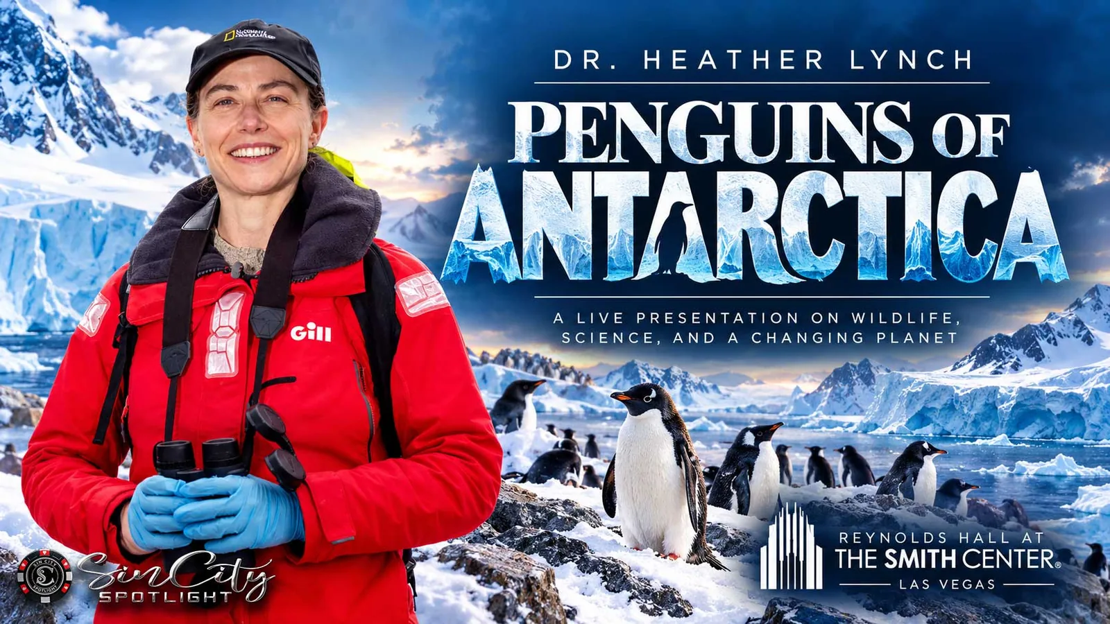 National Geographic Live: Dr. Heather Lynch “Penguins of Antarctica”