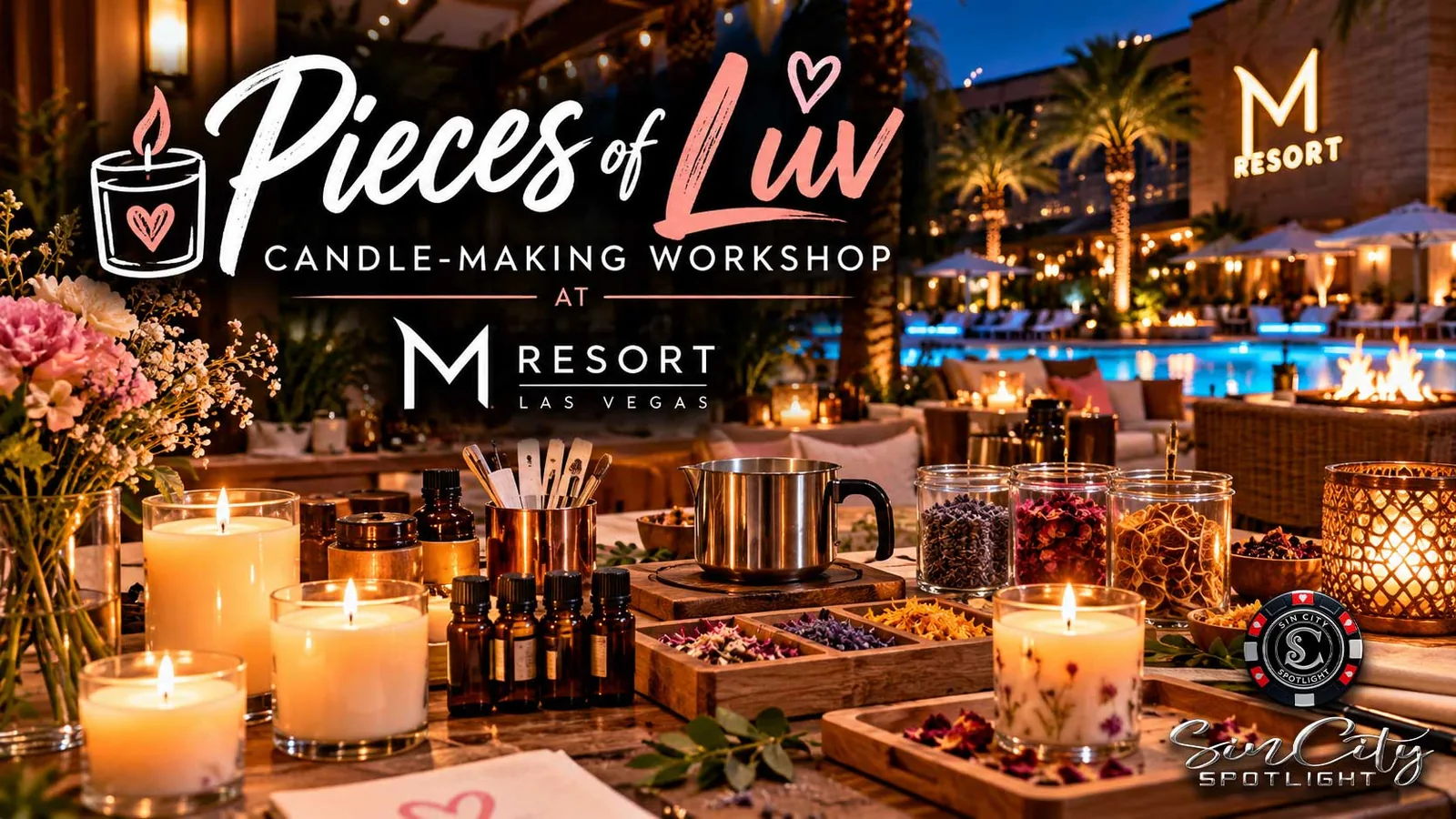 Pieces of Luv Candle-Making Workshop at M Resort