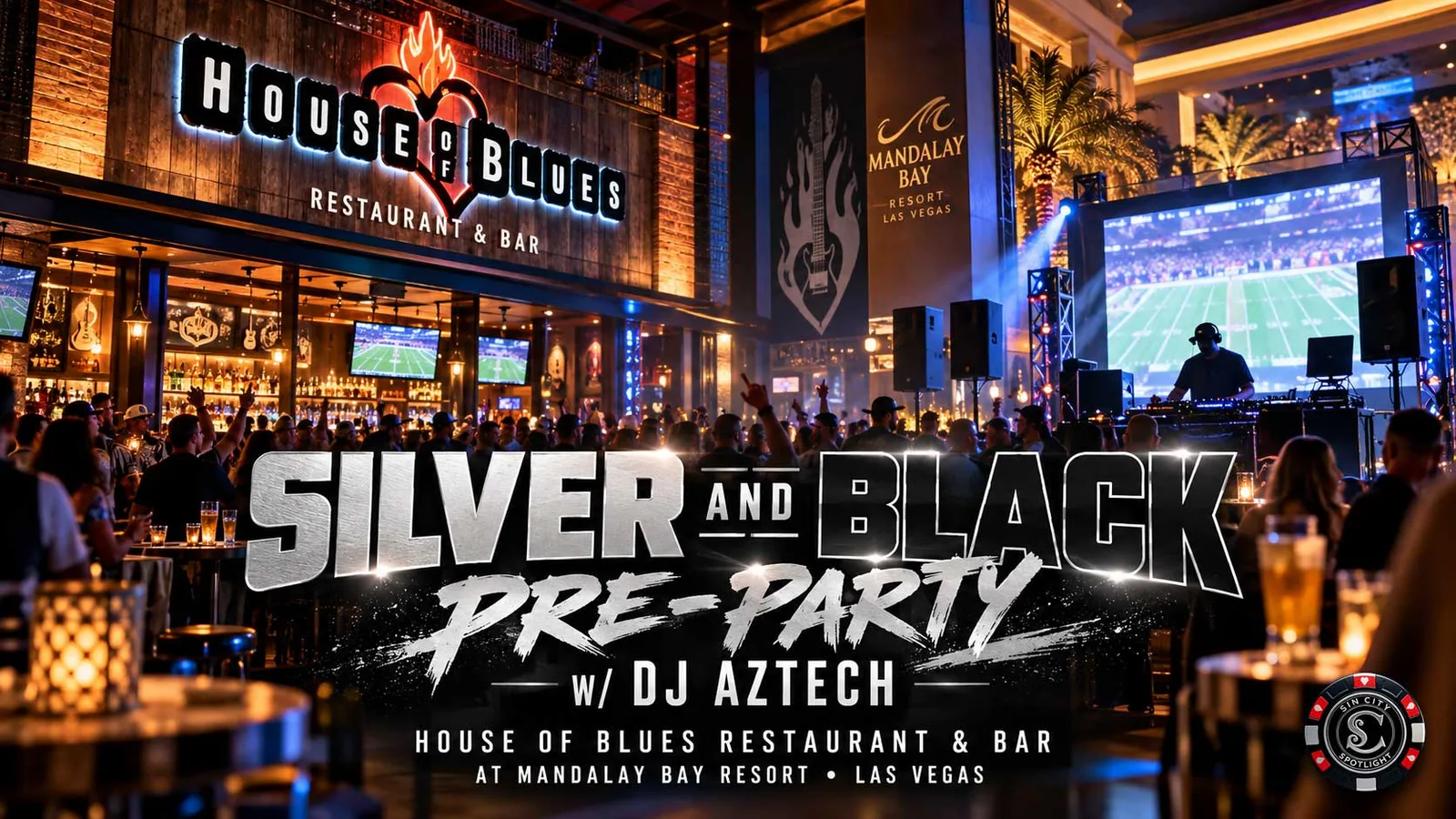 Silver and Black Pre-Party w/ DJ Aztech