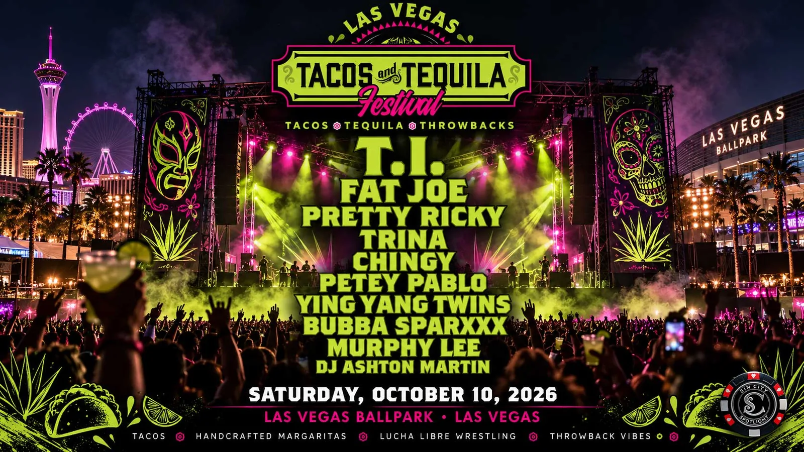 Tacos and Tequila Festival with T.I., Fat Joe, Pretty Ricky, and more
