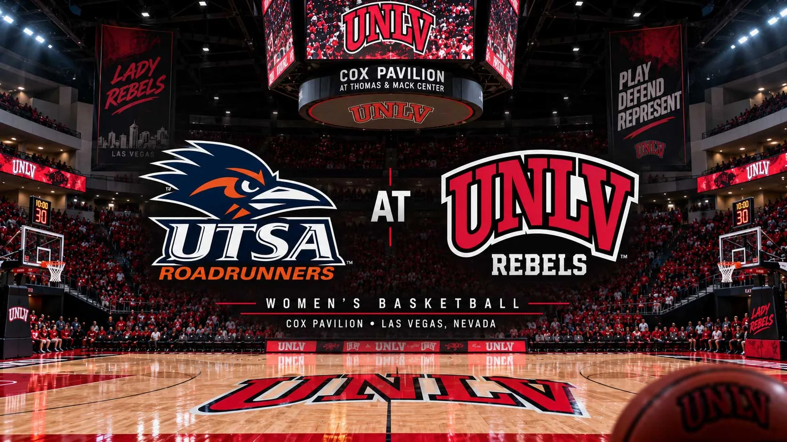 UTSA Roadrunners at UNLV Rebels Womens Basketball