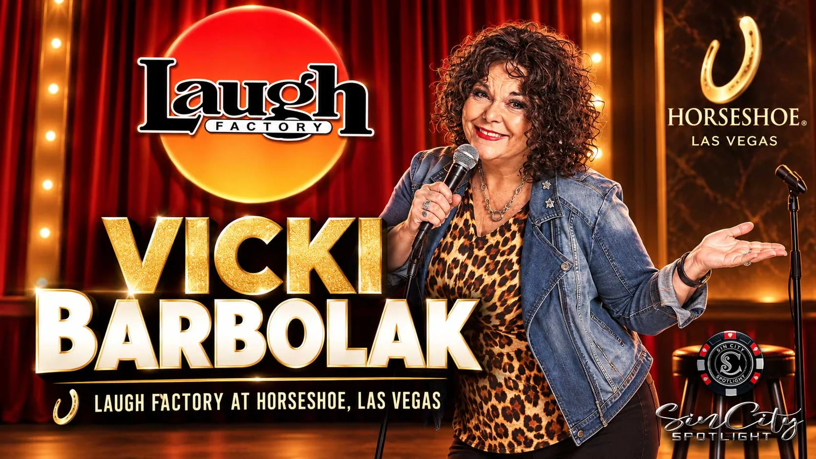 Vicki Barbolak at Laugh Factory Las Vegas