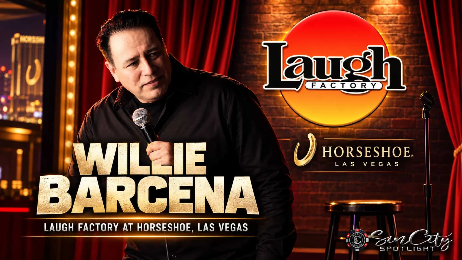 Willie Barcena at Laugh Factory