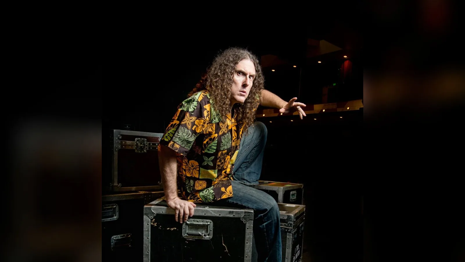 Weird Al Yankovic with Puddles Piddy Party