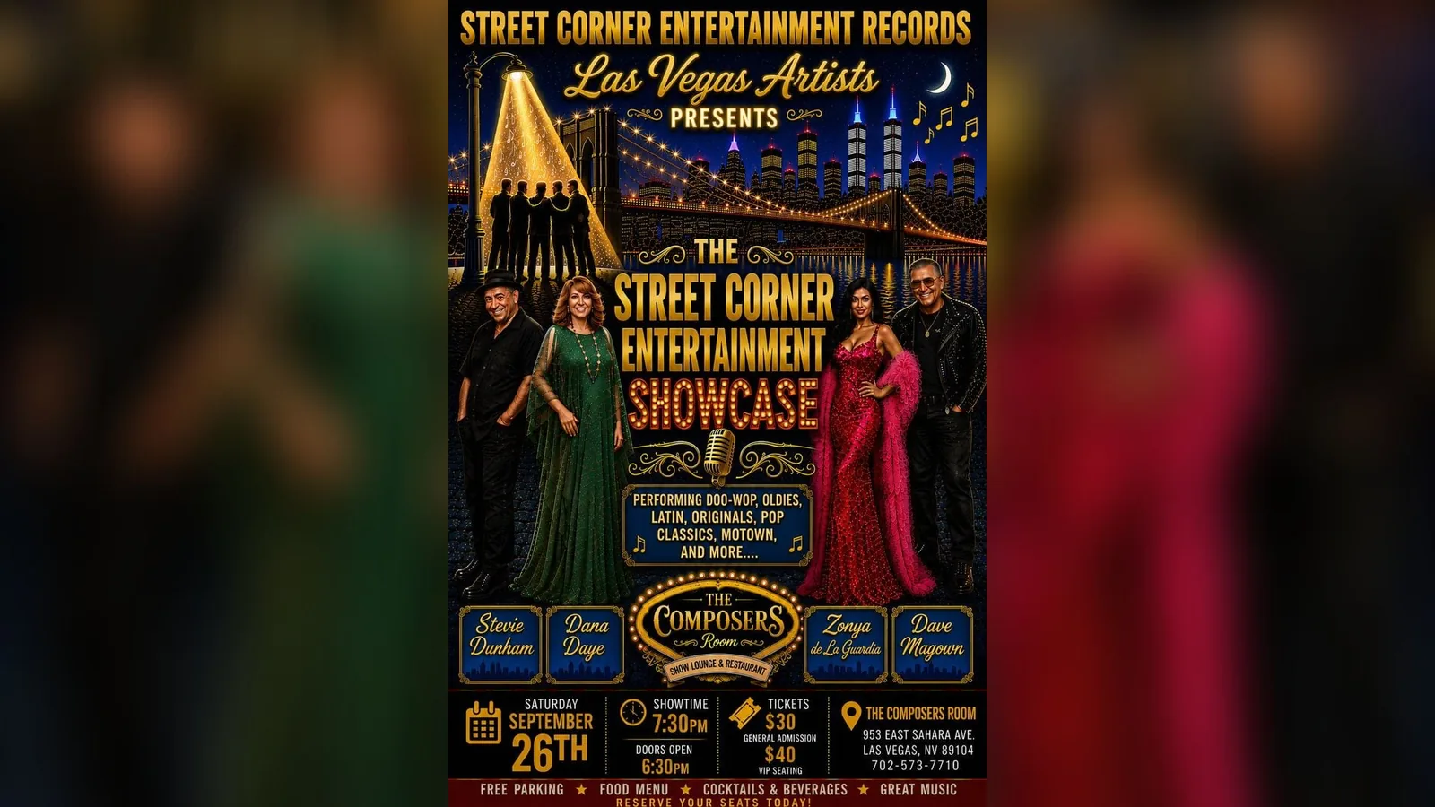 STREET CORNER ENTERTAINMENT SHOWCASE