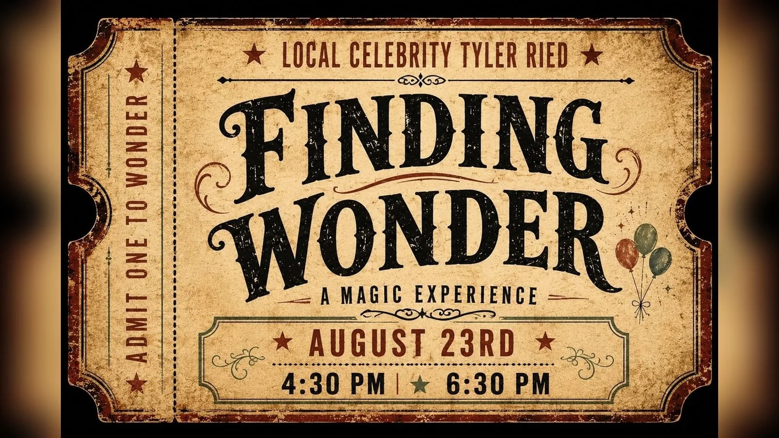 FINDING WONDERS - A MAGIC EXPERIENCE