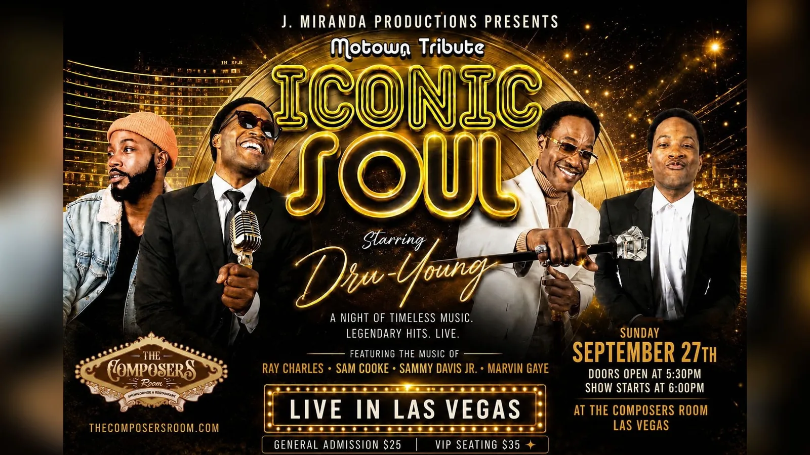 A Motown Tribute - Iconic Soul staring Dru Young