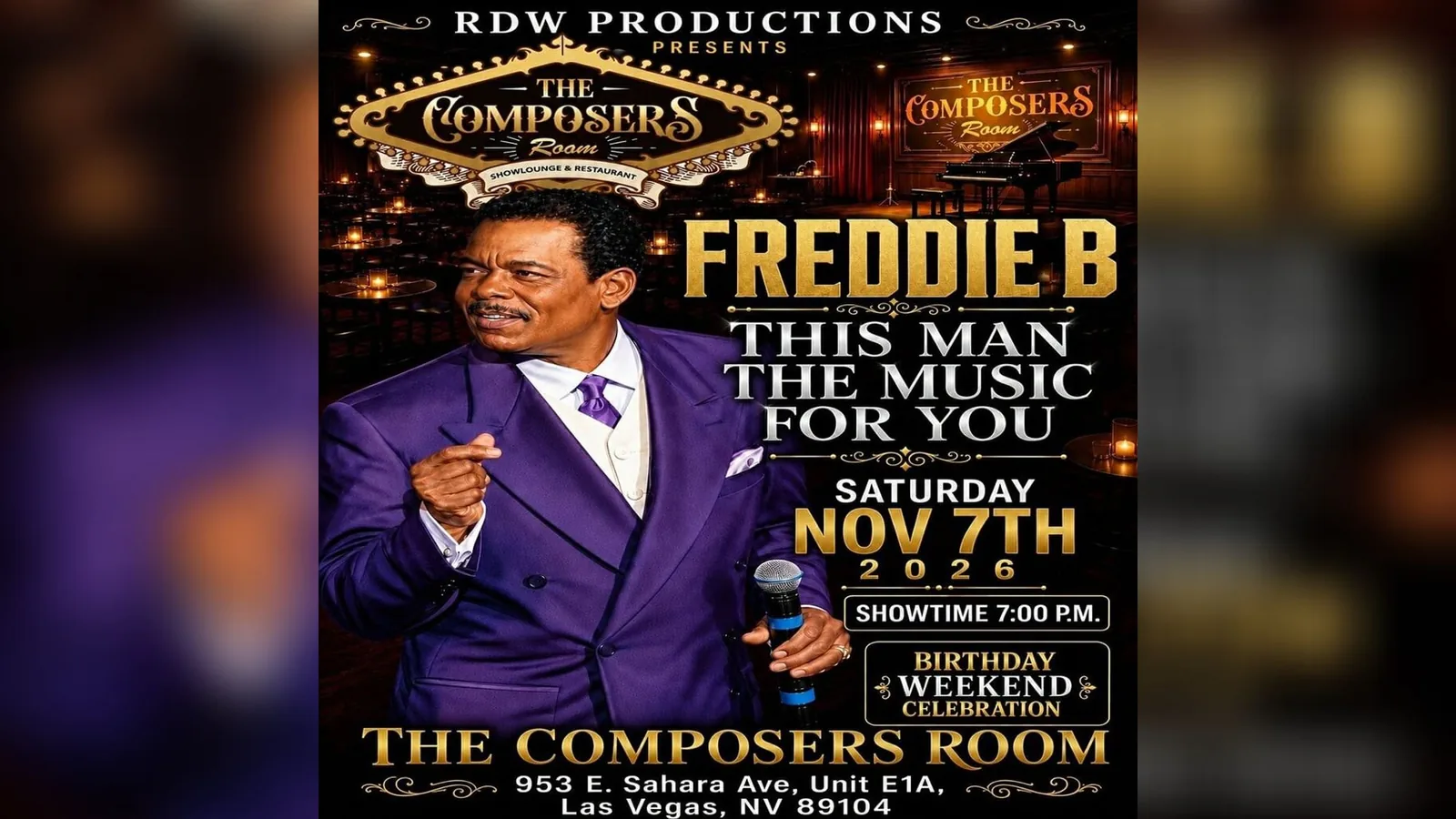 Freddie B - THIS MAN THE MUSIC FOR YOU
