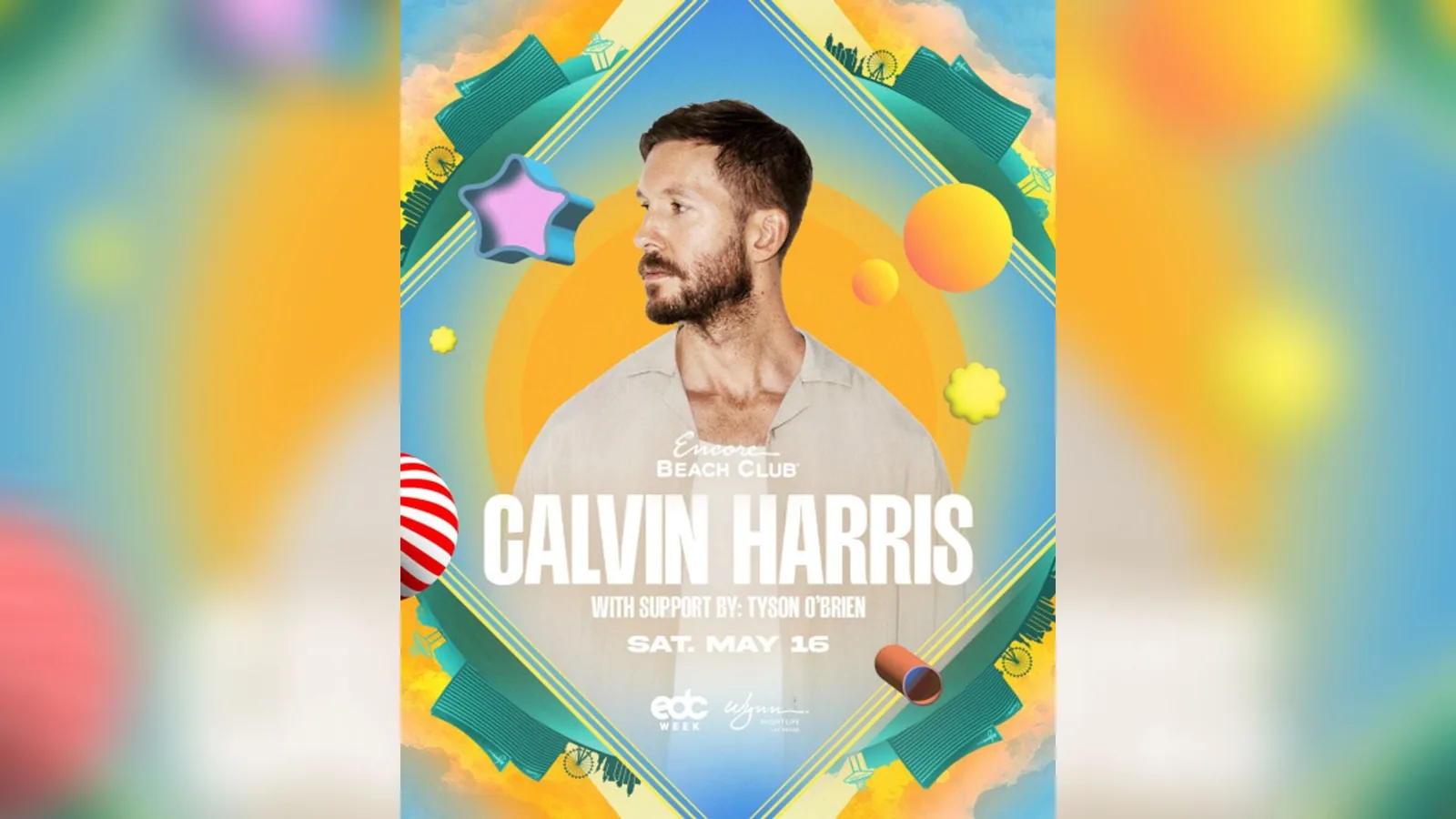 Calvin Harris at Encore Beach Club