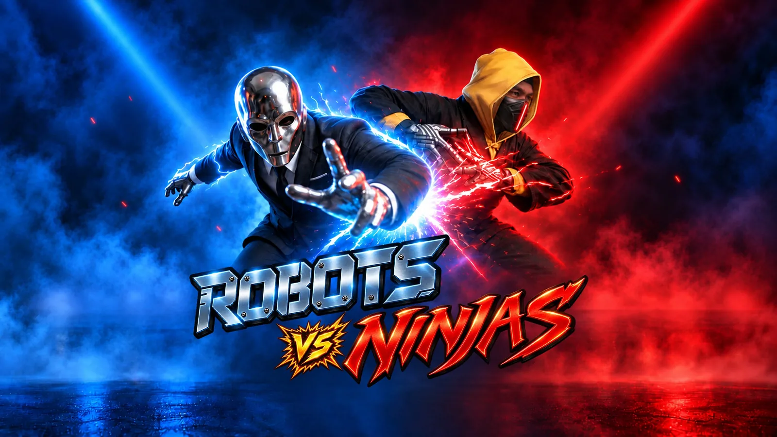 SUPER CR3W Presents: ROBOTS vs NINJAS