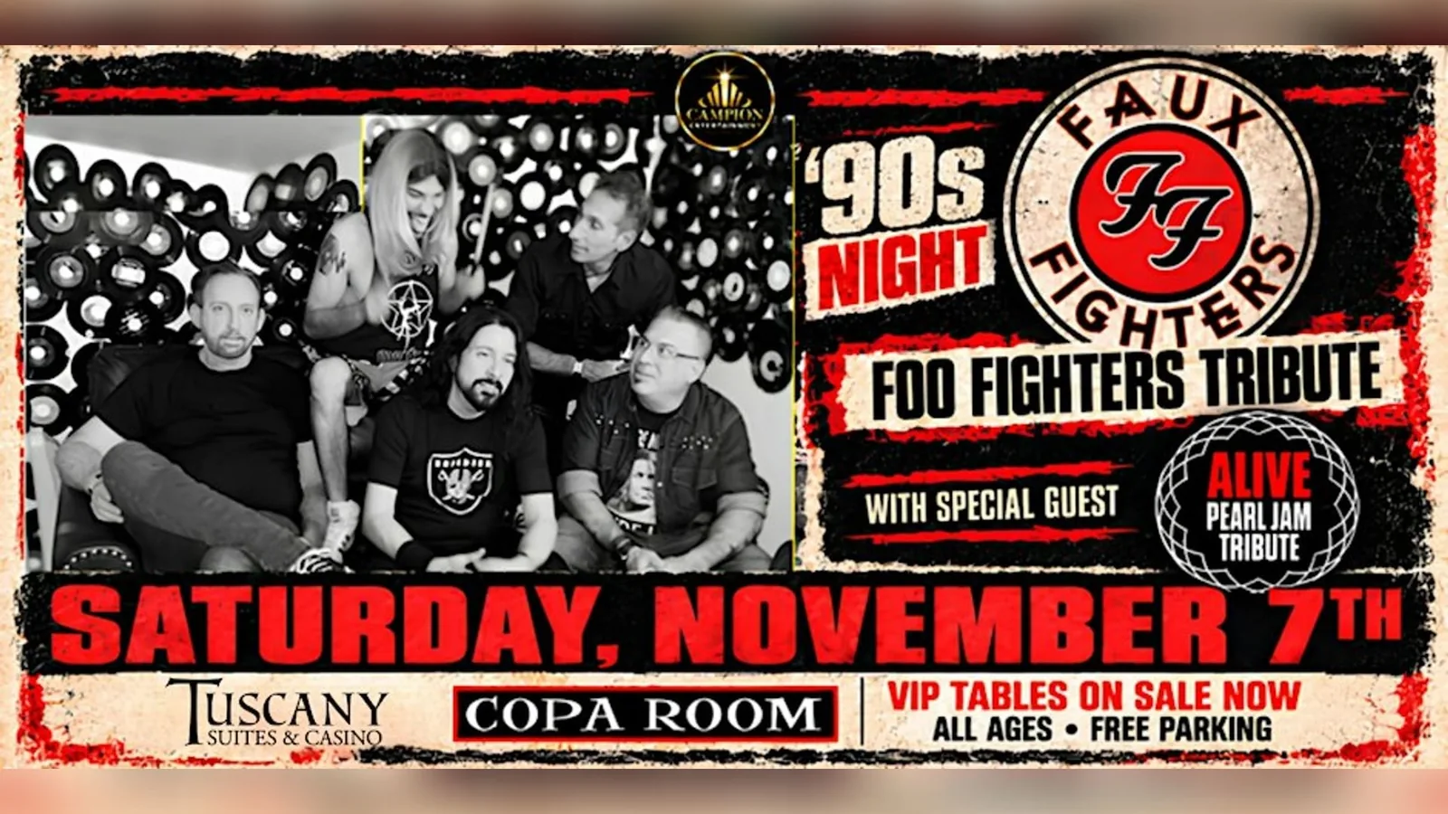 Faux Fighters with special guest Alive