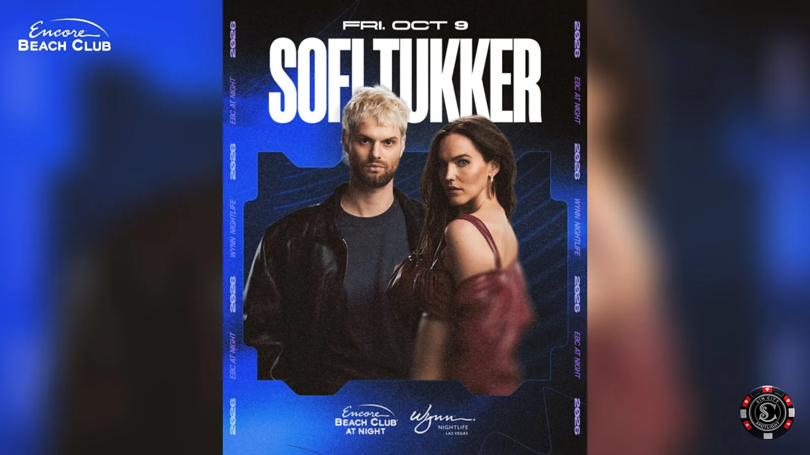 SOFI TUKKER at Encore Beach Club at Night