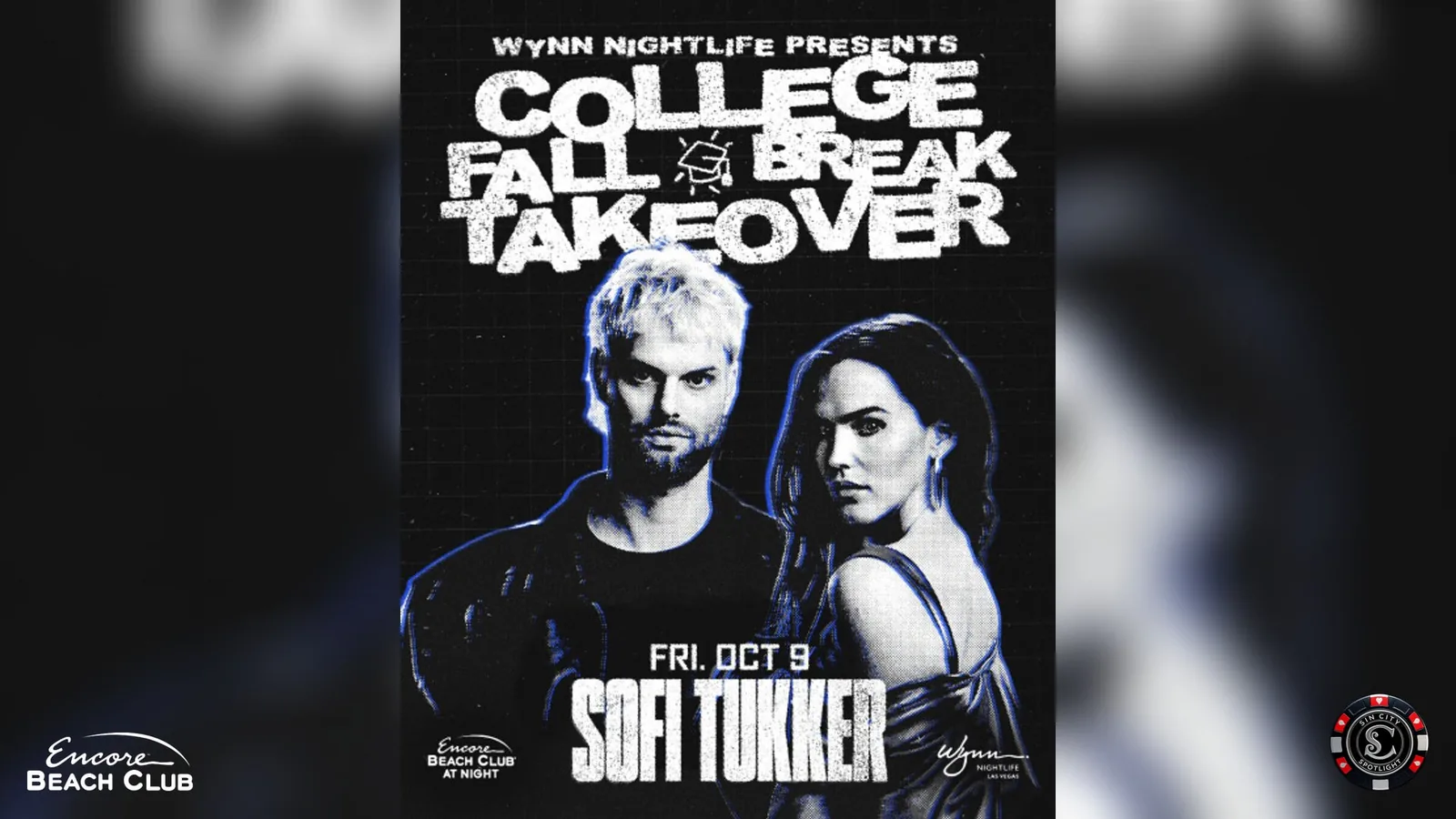 SOFI TUKKER at Encore Beach Club at Night
