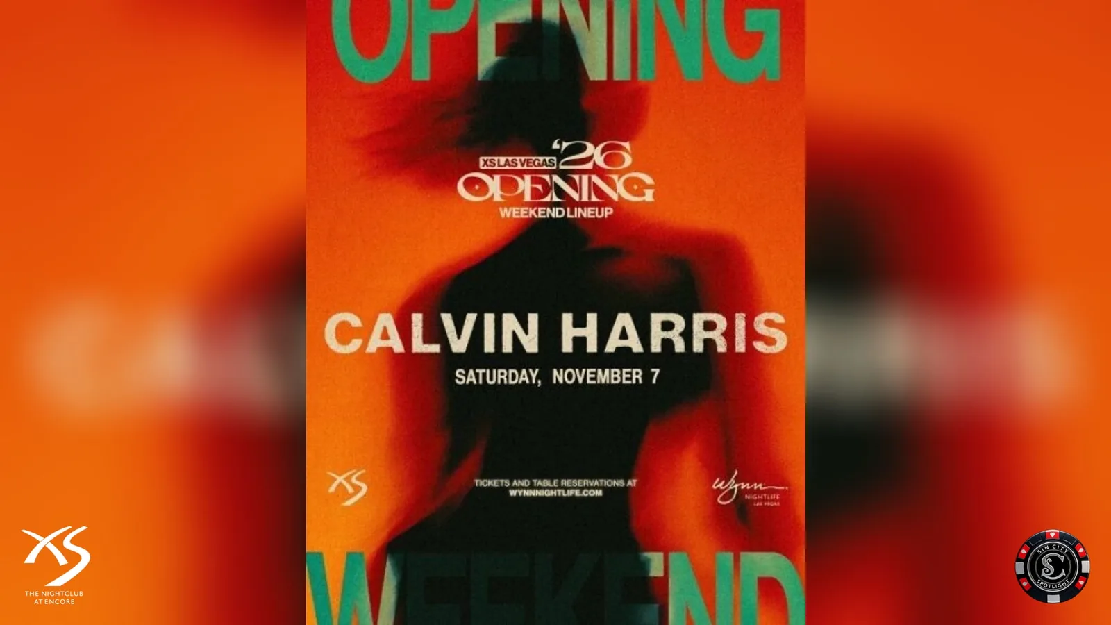 Calvin Harris at XS Nightclub