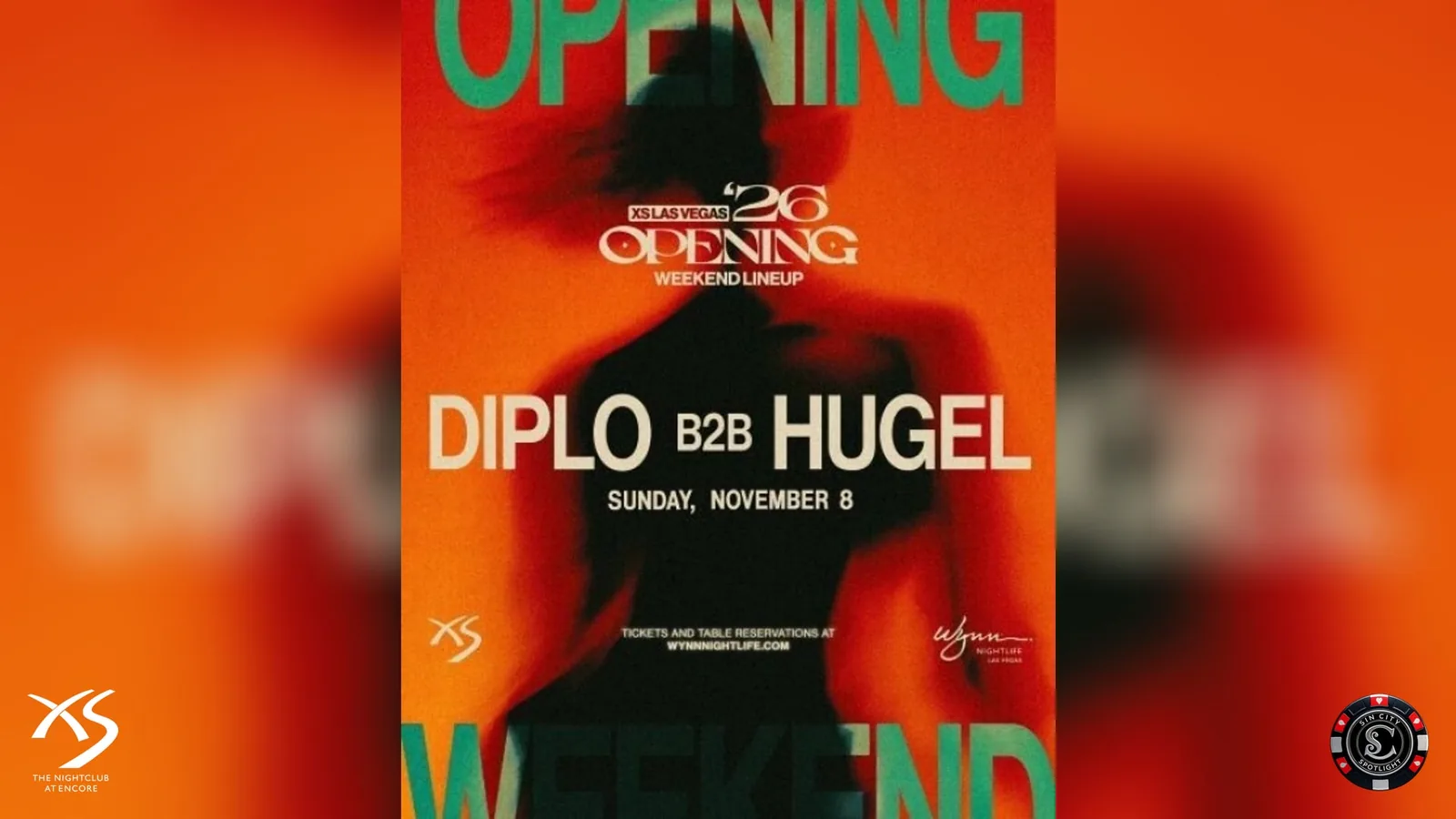 Diplo B2B Hugel at XS Nightclub