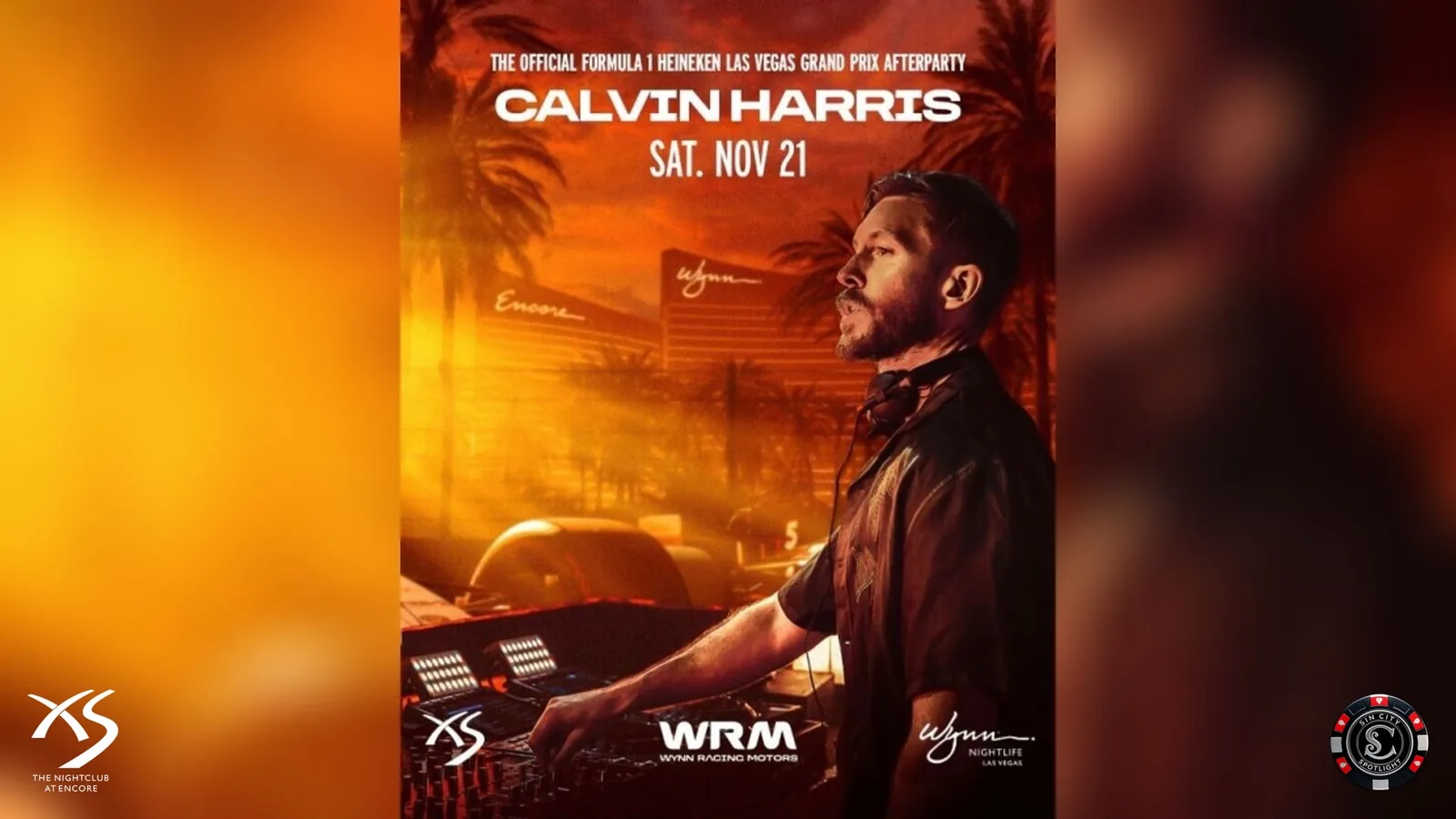 Calvin Harris at XS Nightclub