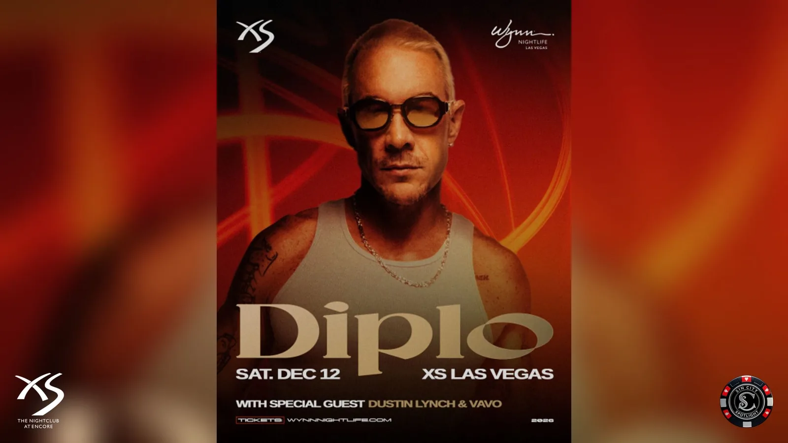 Diplo with Special Guest Dustin Lynch & Vavo at XS Nightclub