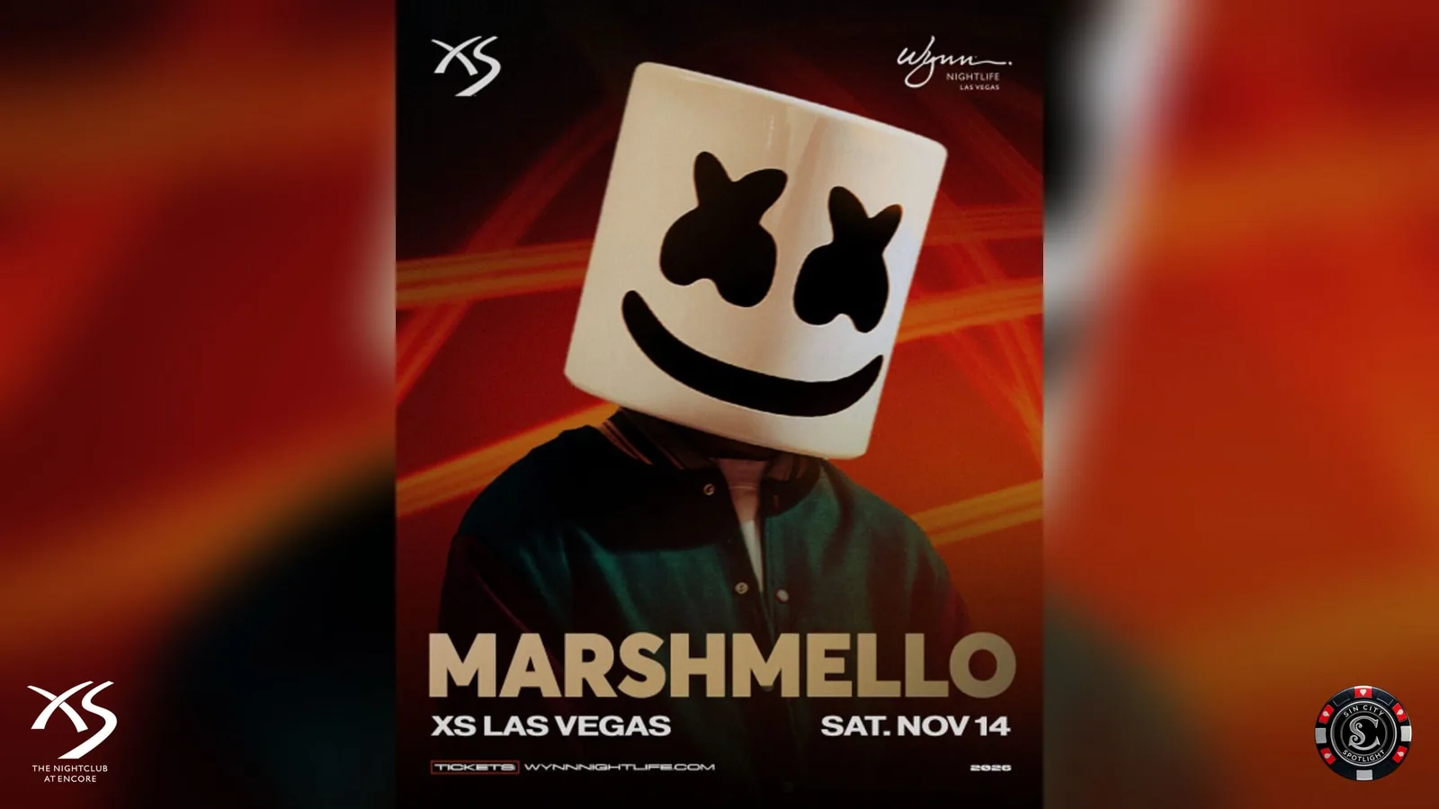 Marshmello at XS Nightclub
