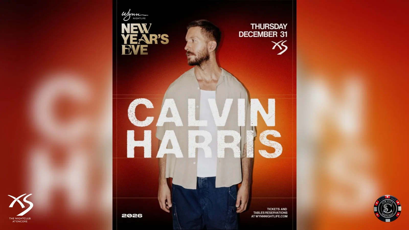 Calvin Harris at XS Nightclub
