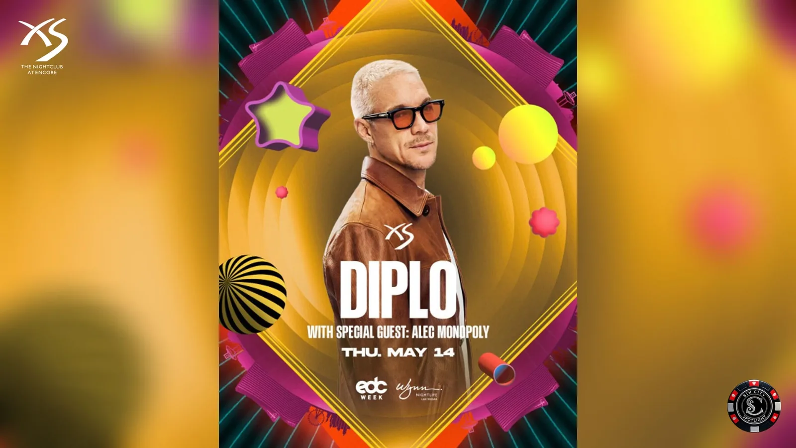 Diplo with Special Guest Alec Monopoly at XS Nightclub