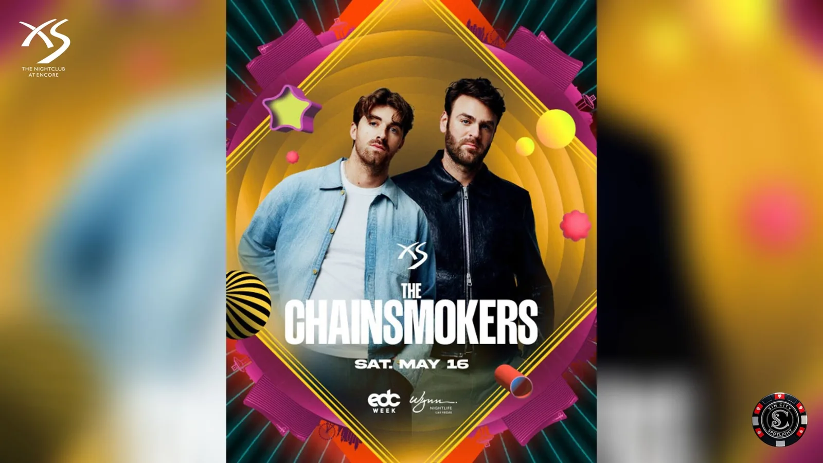 The Chainsmokers at XS Nightclub