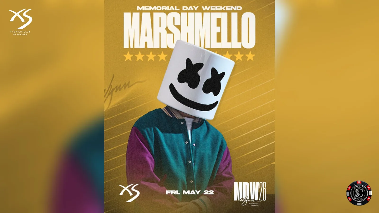 Marshmello at XS Nightclub