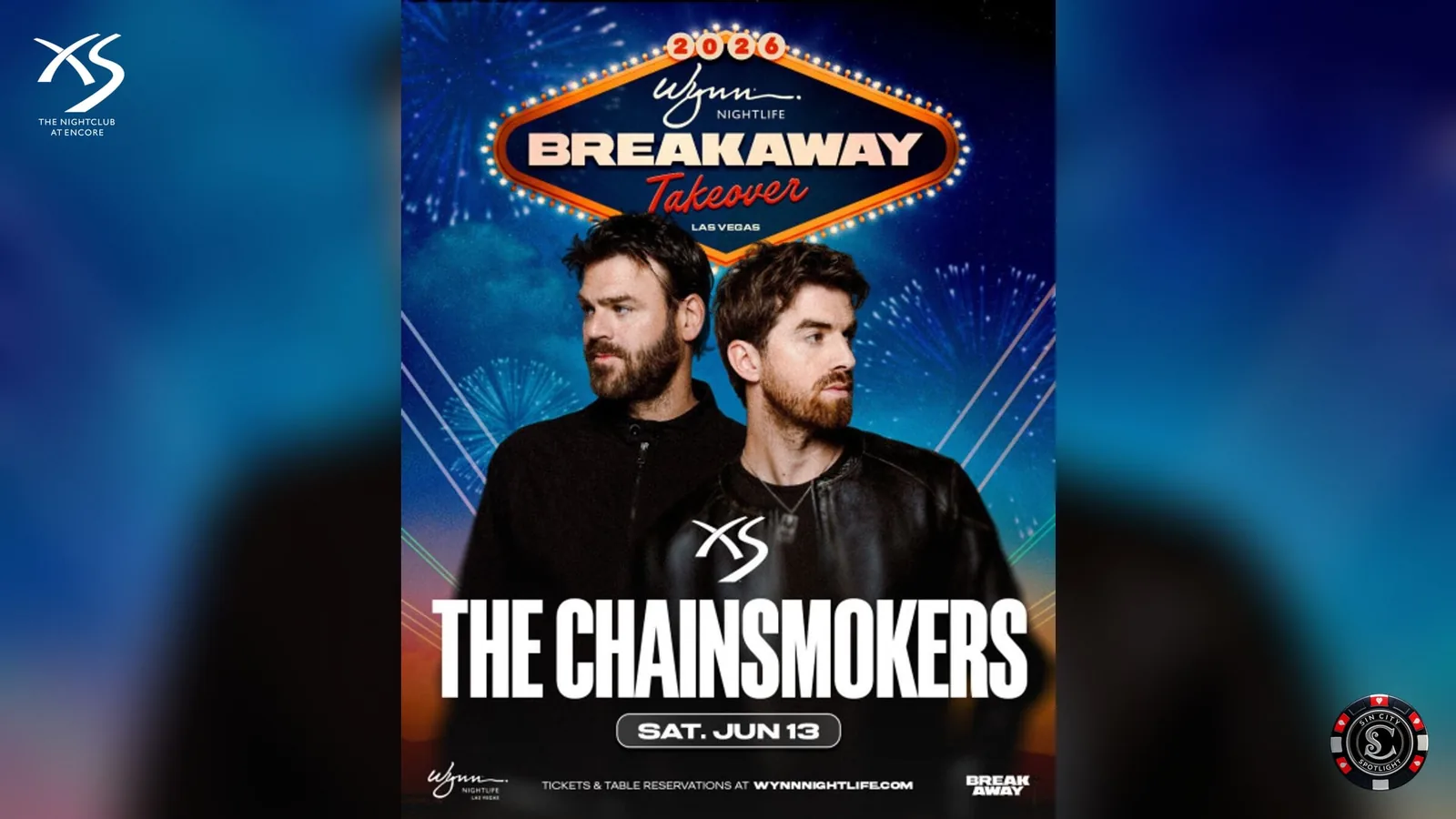 The Chainsmokers at XS Nightclub