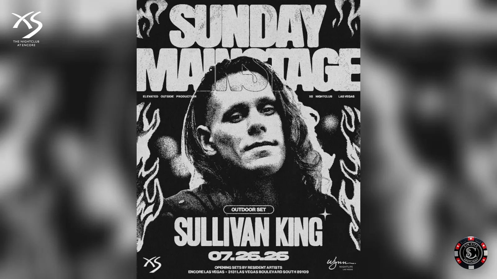 Sullivan King at XS Nightclub