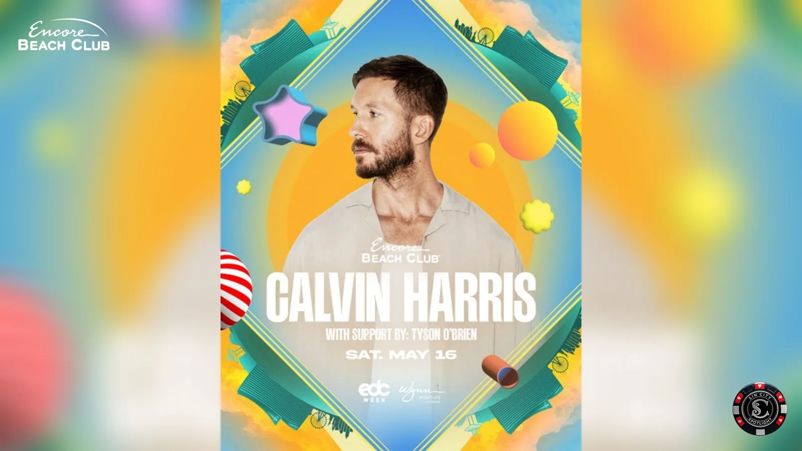 Calvin Harris at Encore Beach Club