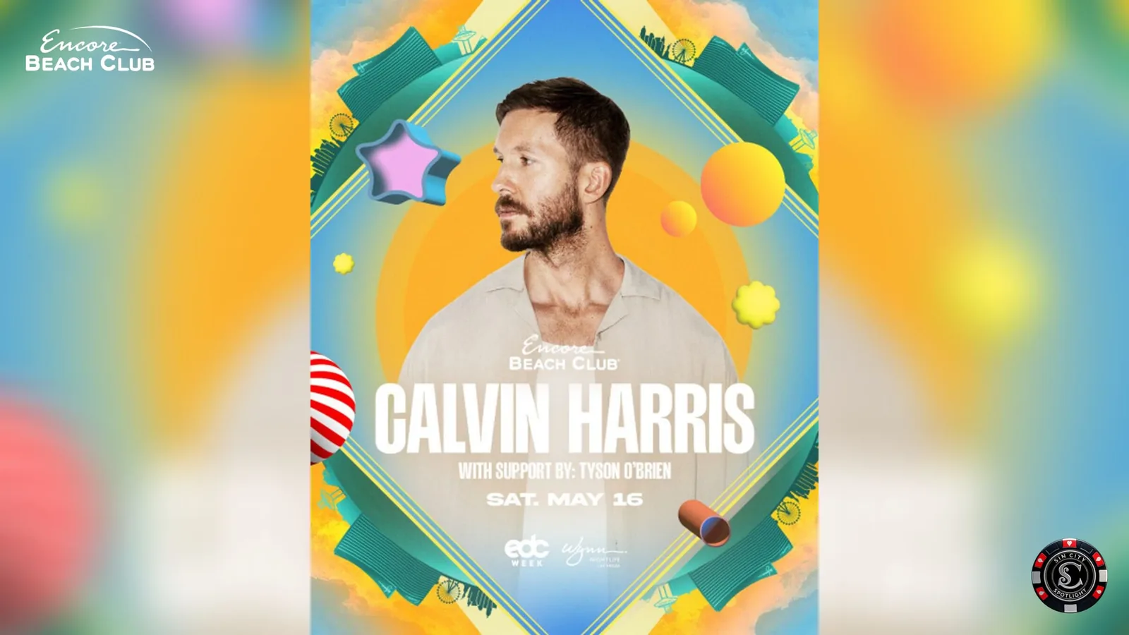 Calvin Harris at Encore Beach Club