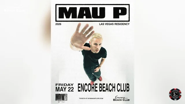 Mau P at Encore Beach Club at Night
