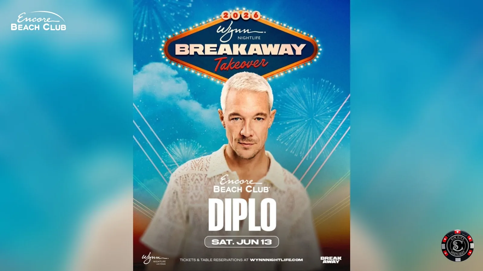 Diplo Special Guest Charly Jordan at Encore Beach Club