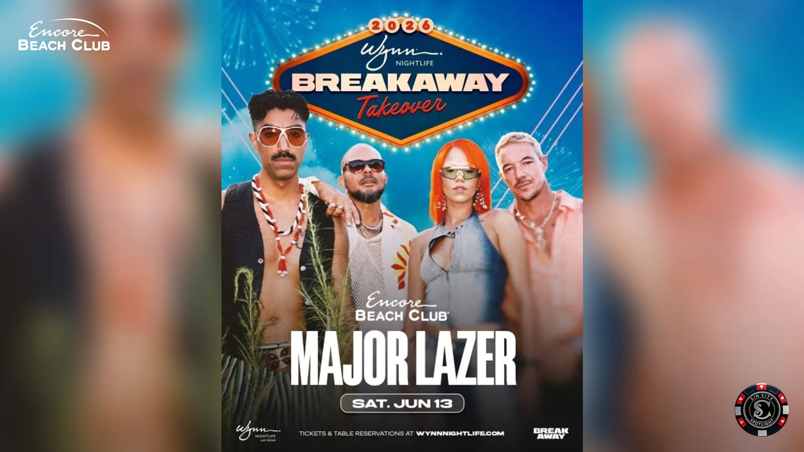 Major Lazer at Encore Beach Club