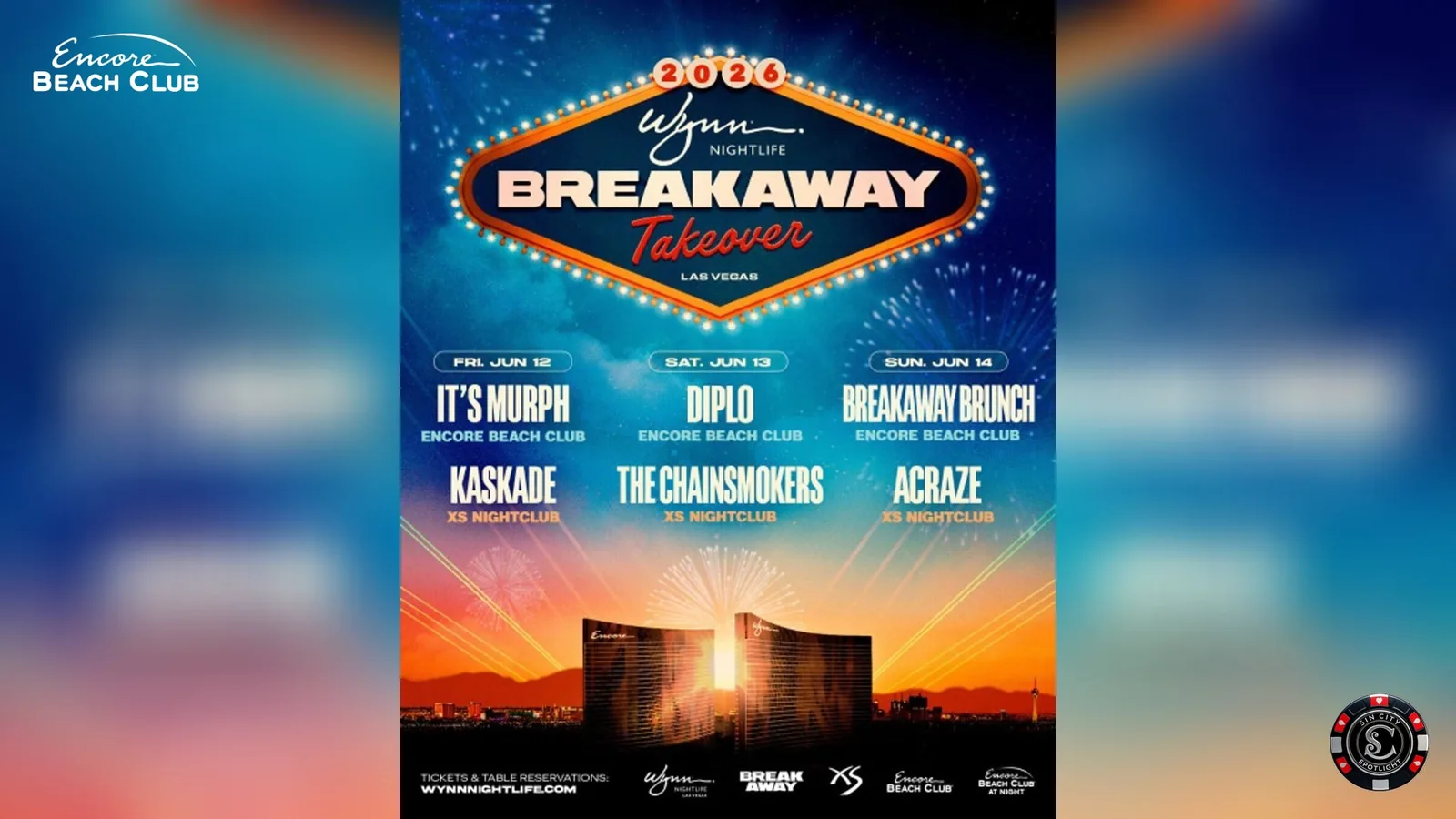 Breakaway Brunch at Encore Beach Club