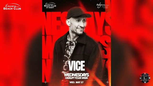 Vice at Encore Beach Club at Night