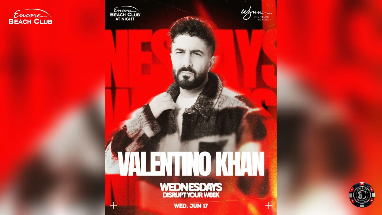 Valentino Khan at Encore Beach Club at Night