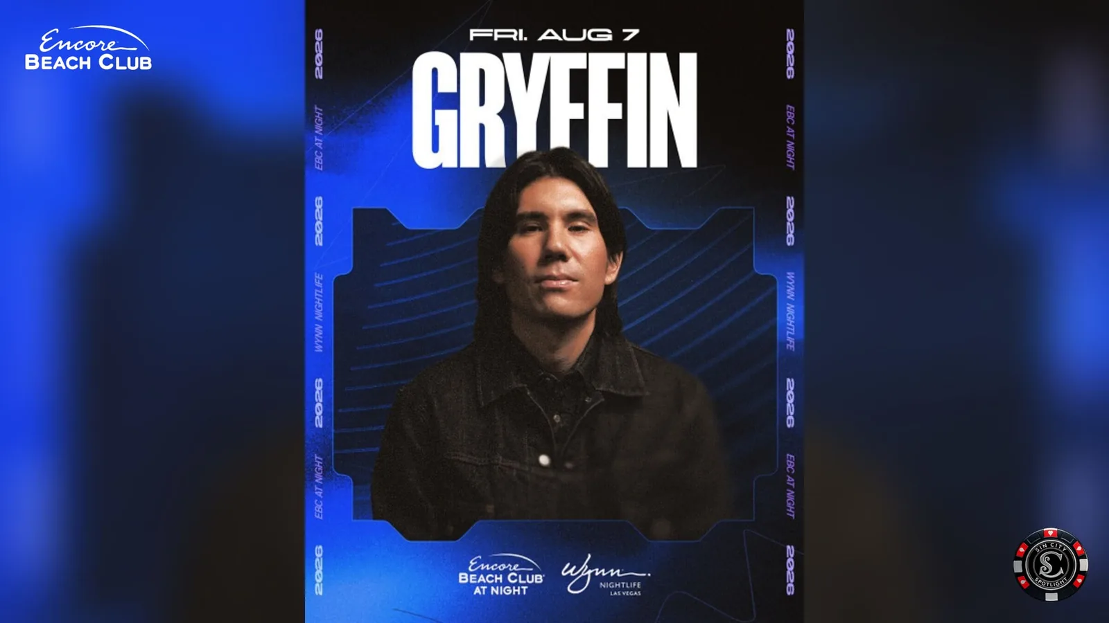 Gryffin at Encore Beach Club at Night