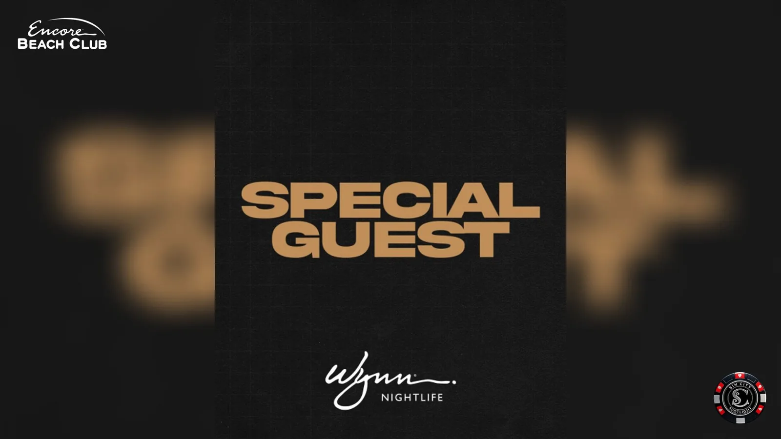 Special Guest at Encore Beach Club at Night