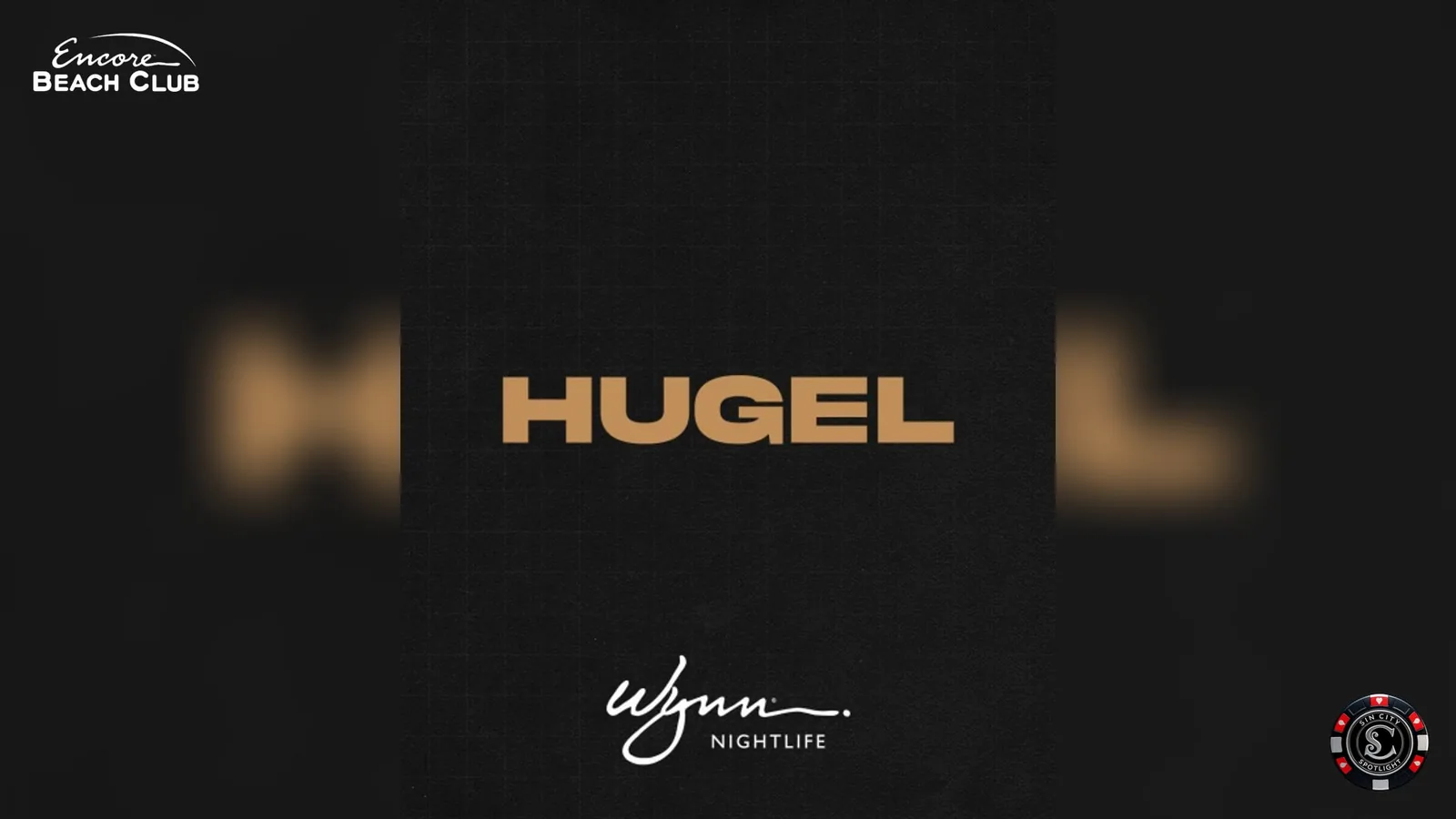 Hugel at Encore Beach Club at Night