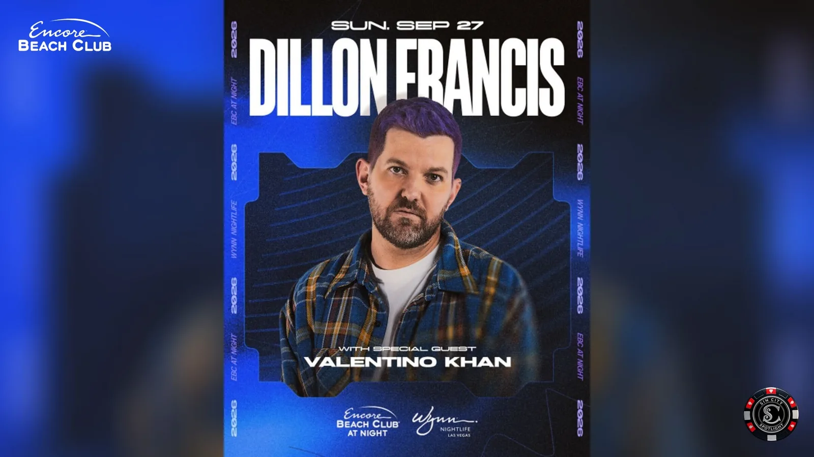 Dillon Francis with Special Guest Valentino Khan at Encore Beach Club at Night